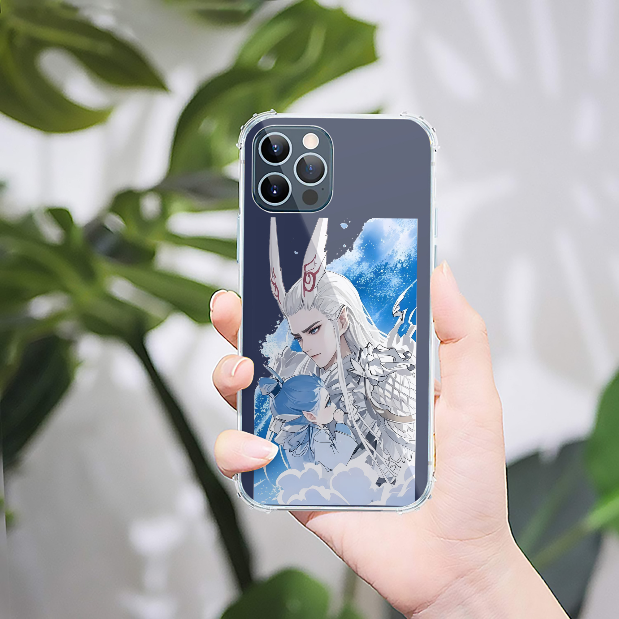 （画像用） Ne Zha 2 ナタ 魔童の大暴れ 【iPhone 12シリーズ対応】透明スマホケース（クリアソフトケース）